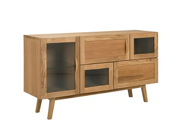RAINBOW 665 - Oak sideboard with doors by Hans K - view 2